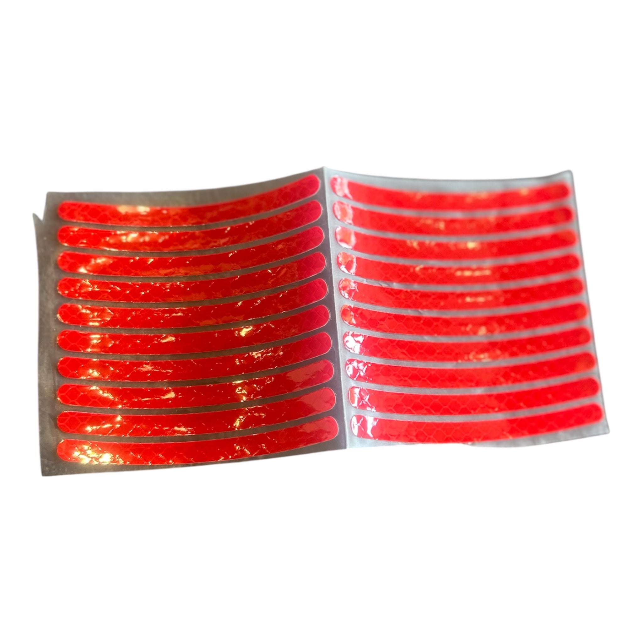 Reflective wheel rim sticker