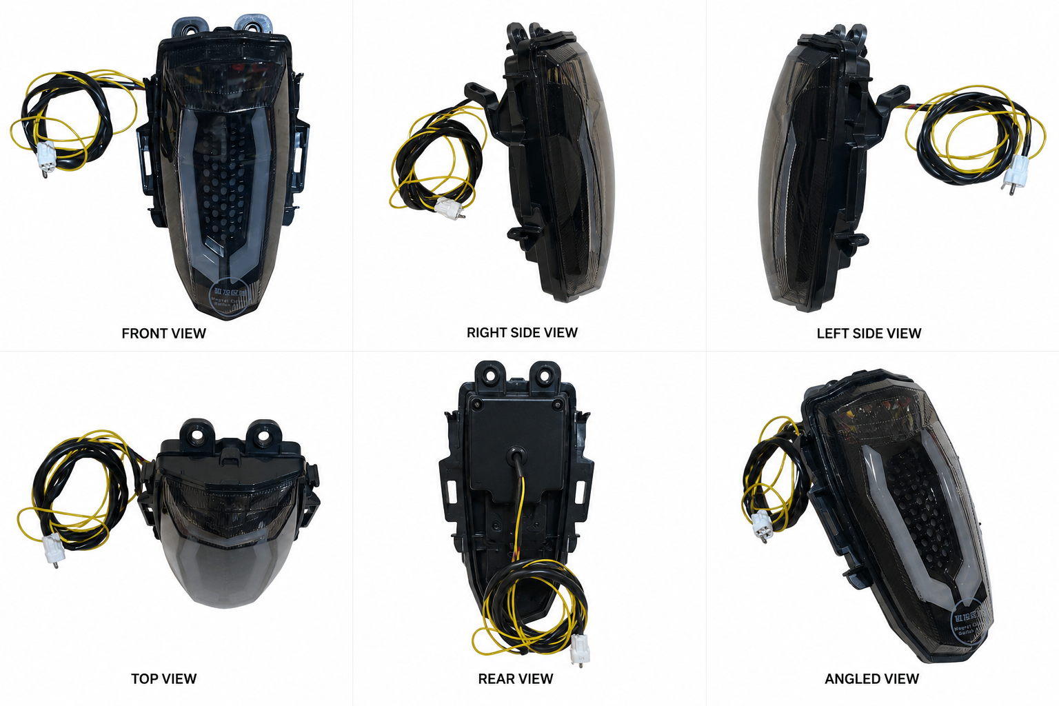 Smoked LED Tail Light with Integrated Turn Signals