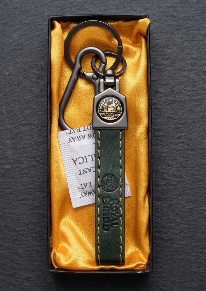 Motorcycle Brand Leather Keychain