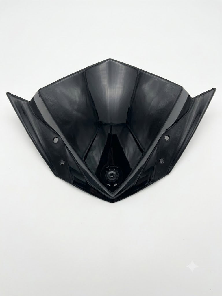 Bajaj Pulsar NS 200 windscreen visor deflector in matte black