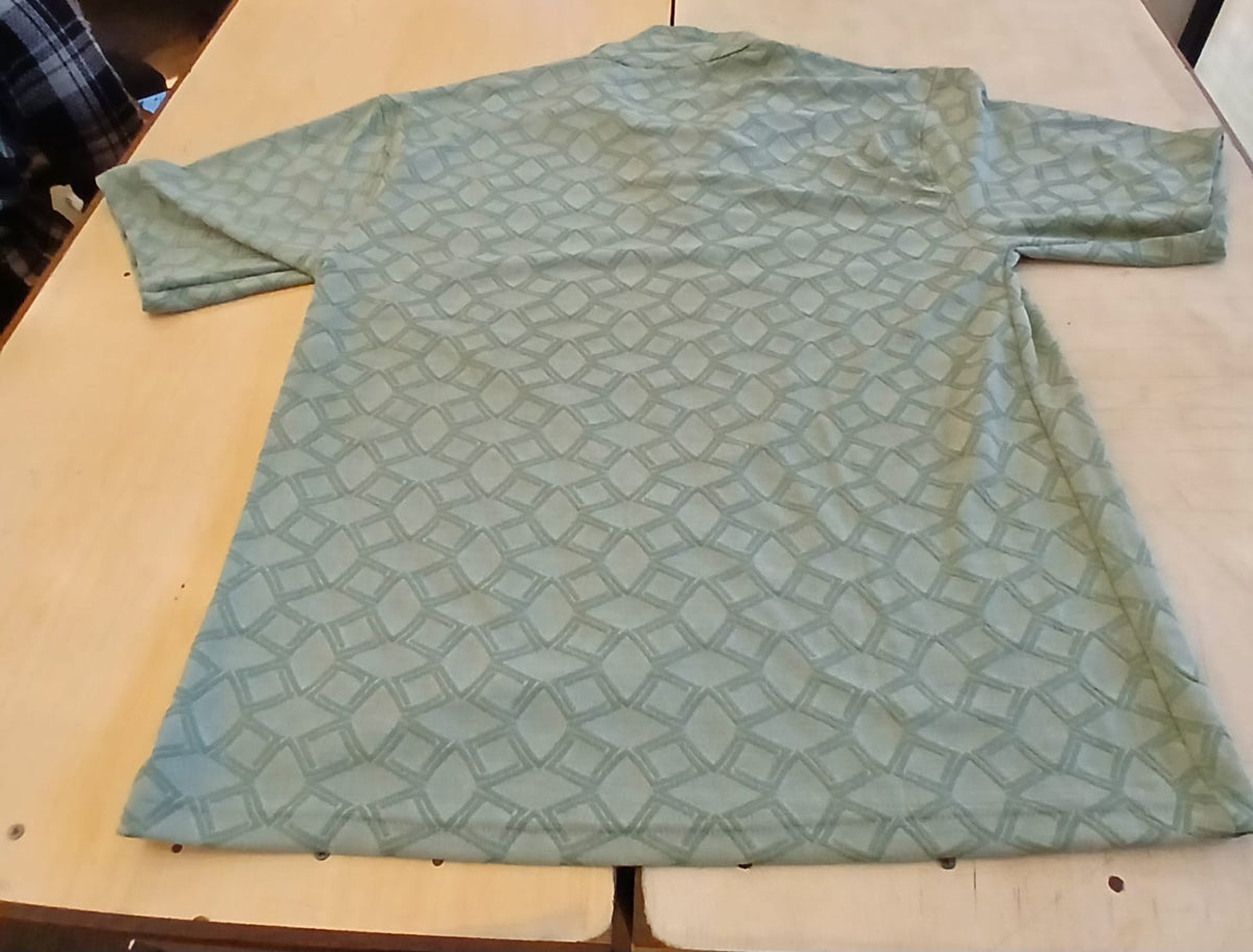 DIAMOND KOREAN ZIPPER T SHIRT