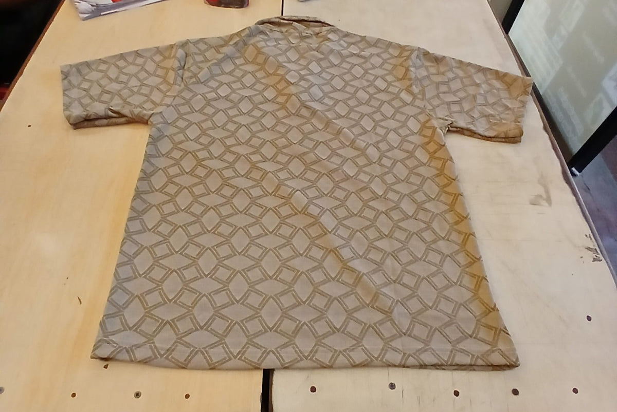 DIAMOND KOREAN ZIPPER T SHIRT