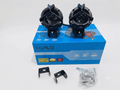 LIUHJG 80W LED Auxiliary Fog Lights for Motorcycle – White, Yellow & Devil Eye