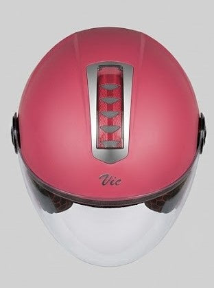 Steelbird Hi-GN Open Face Helmet – Matte Pink