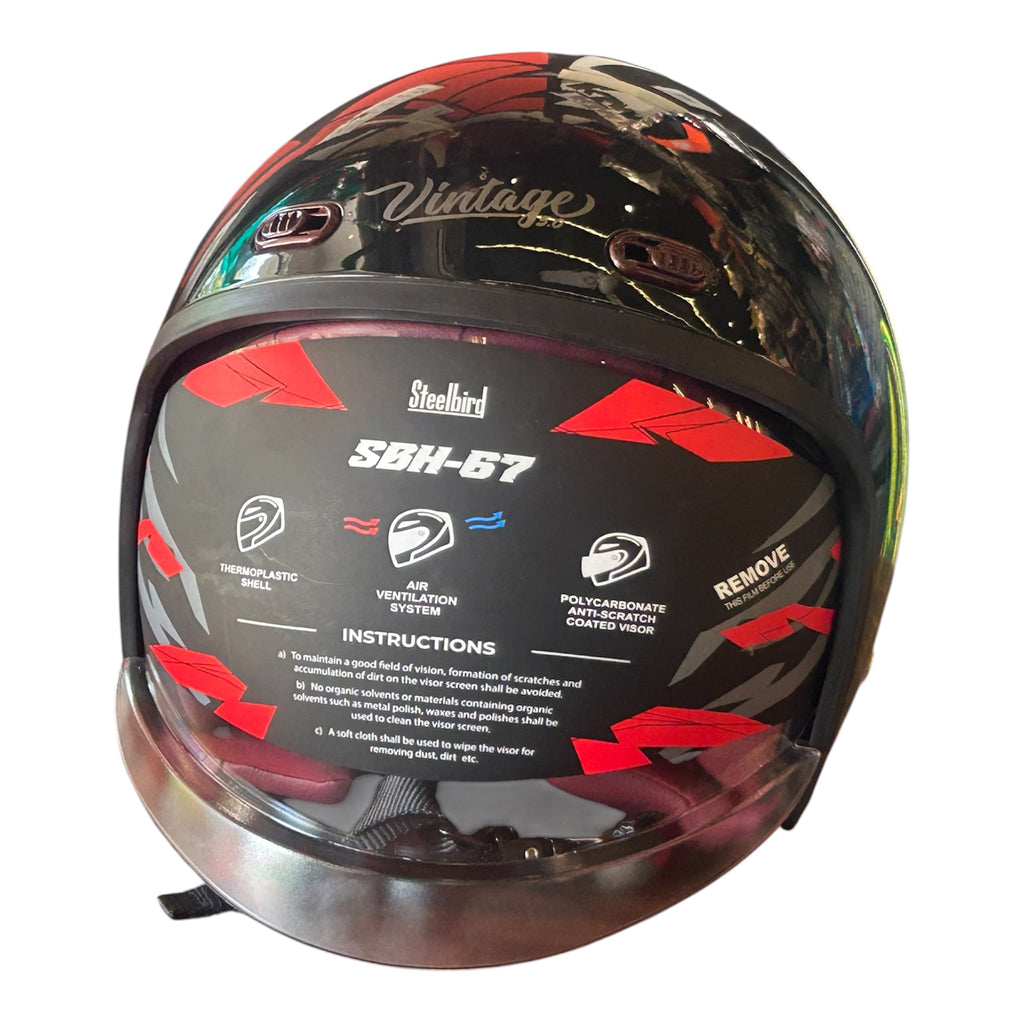 Steelbird vintage 5.0 with extra visor free
