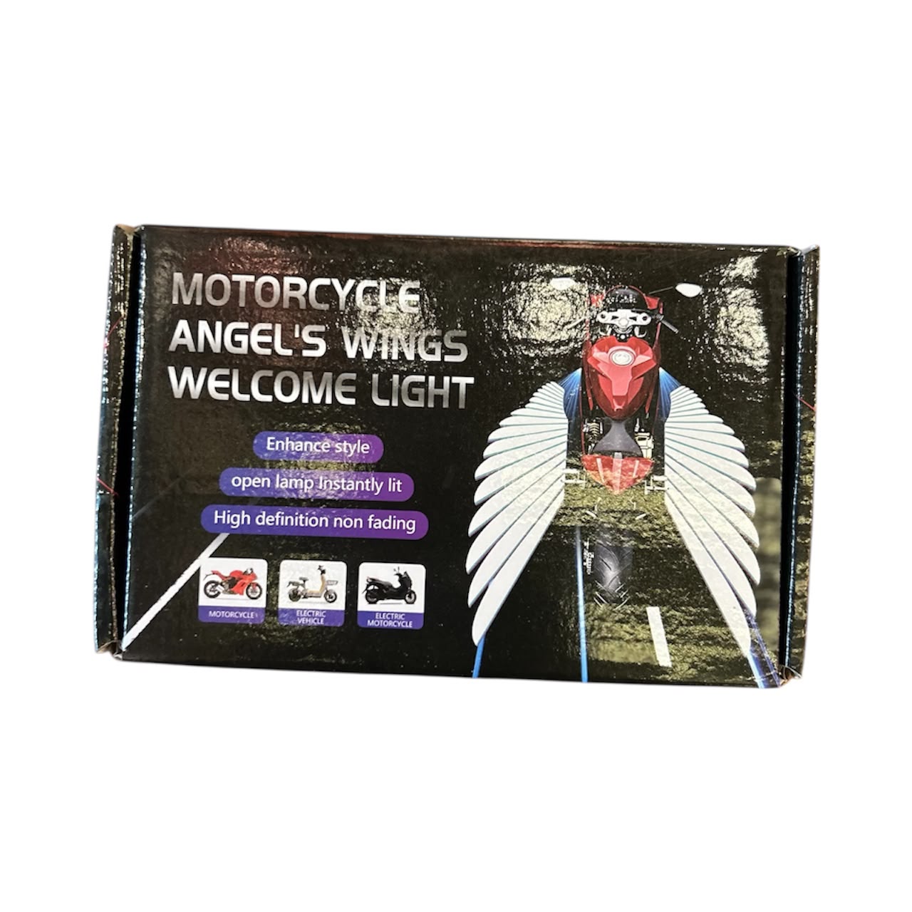 Motorcycle Angel's Wings Welcome Light