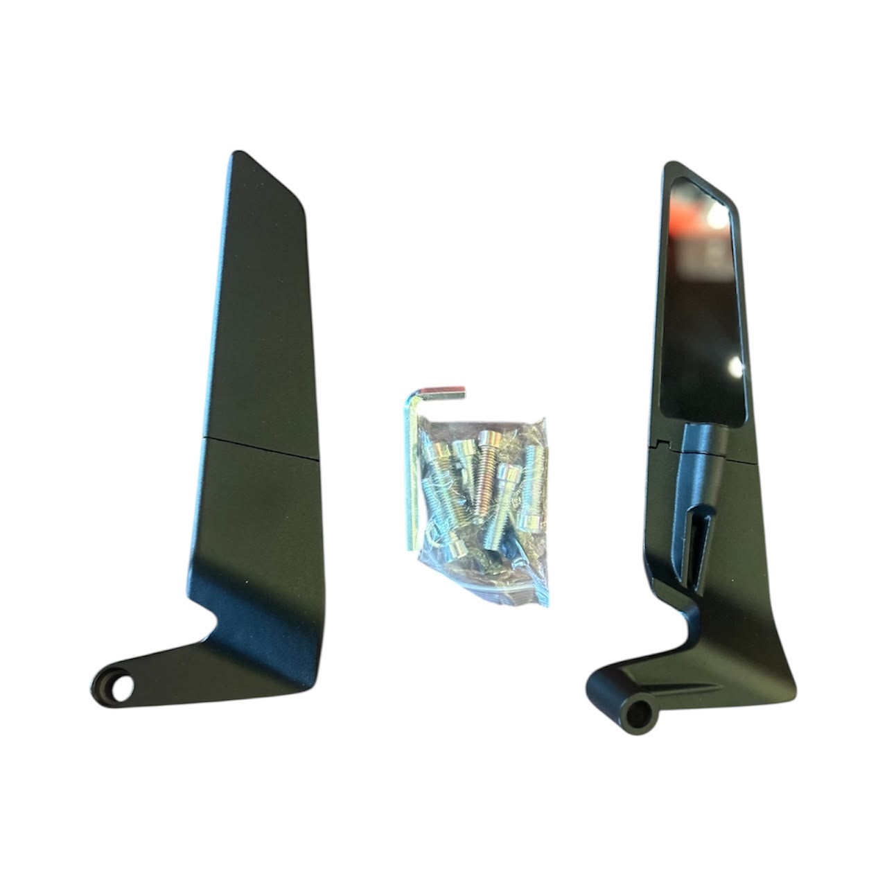 Stealth Wing Mirror – Universal Motorcycle Fitting (Pair) mirror fit