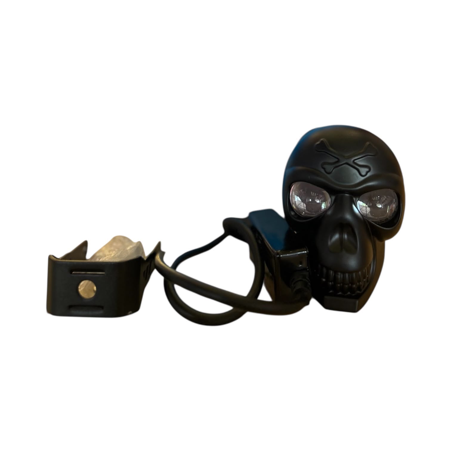 Skull Fog Light with LED Eyes – Multi-Mode Motorcycle Accent Light