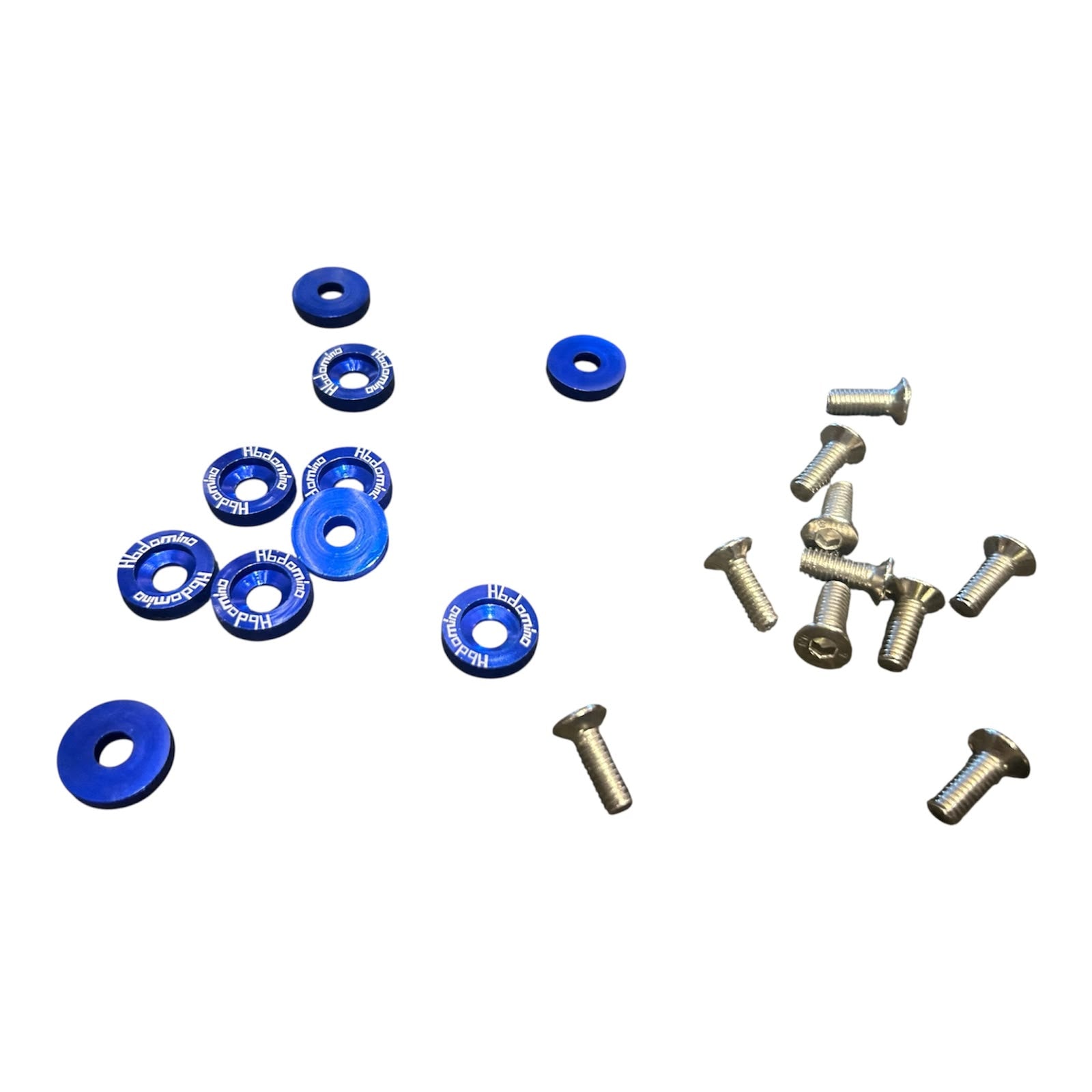 CNC Visor Nuts – Anodized Aluminum Washer Bolt Kit