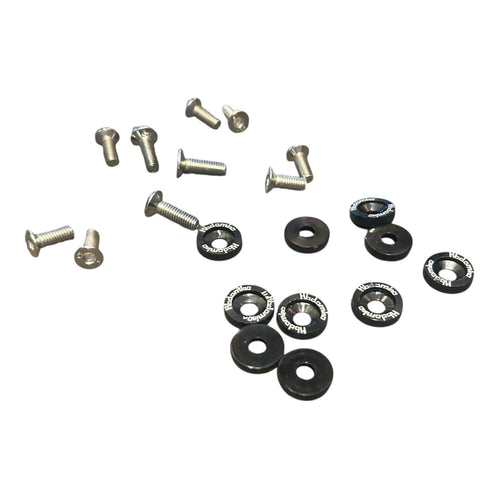 CNC Visor Nuts – Anodized Aluminum Washer Bolt Kit