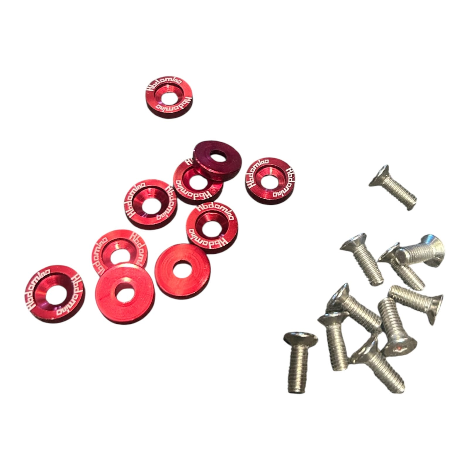 CNC Visor Nuts – Anodized Aluminum Washer Bolt Kit