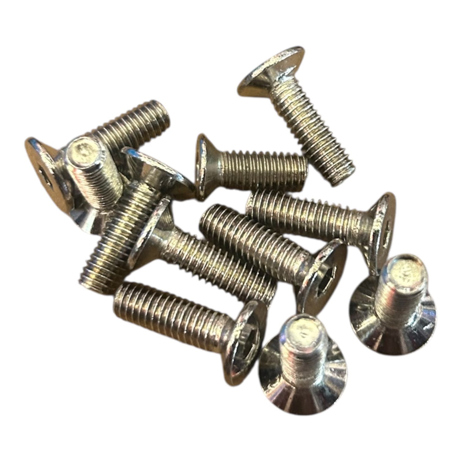 CNC Visor Nuts – Anodized Aluminum Washer Bolt Kit