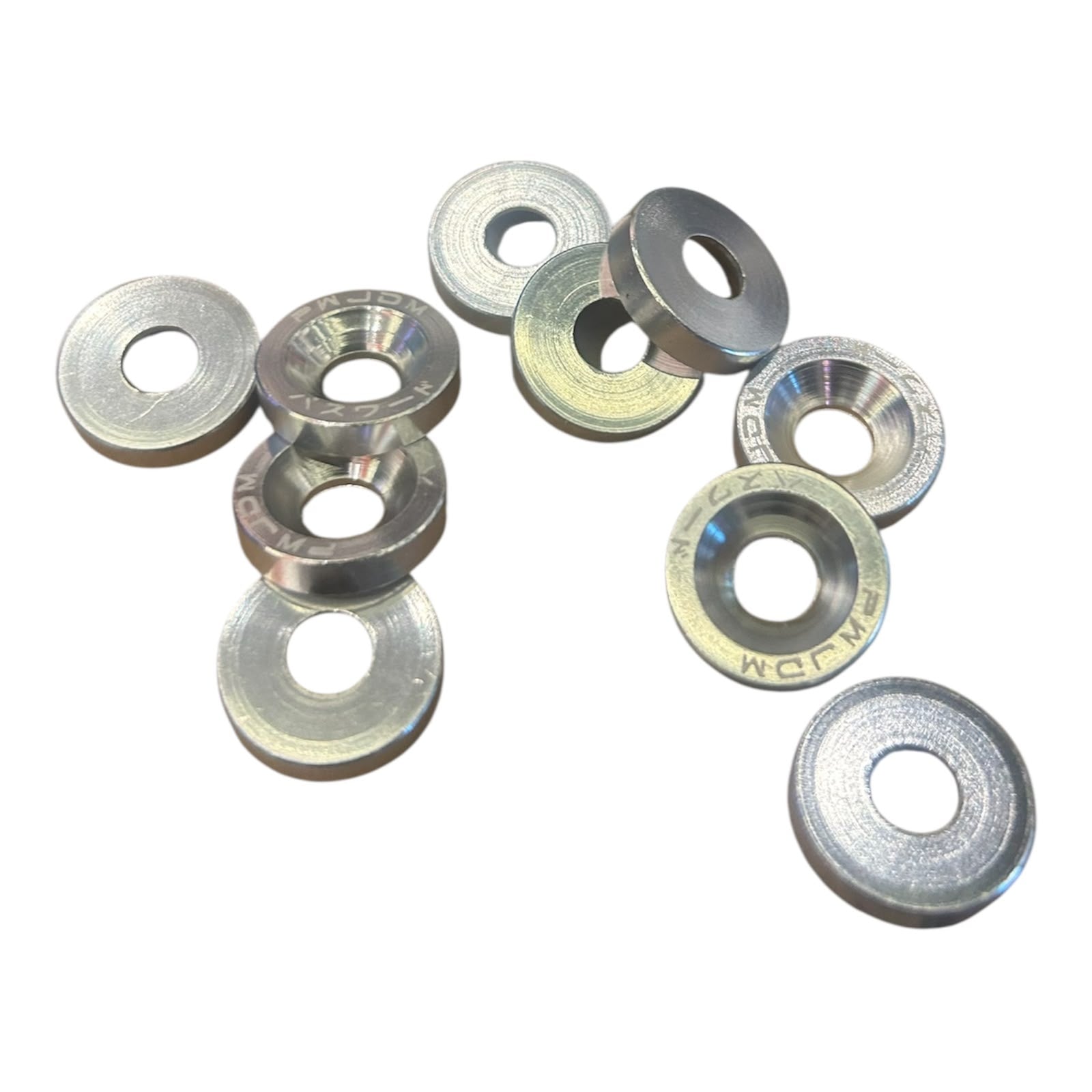 CNC Visor Nuts – Anodized Aluminum Washer Bolt Kit