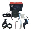 LGP Universal Motorcycle Mobile Holder with USB Charger – Model M0012
