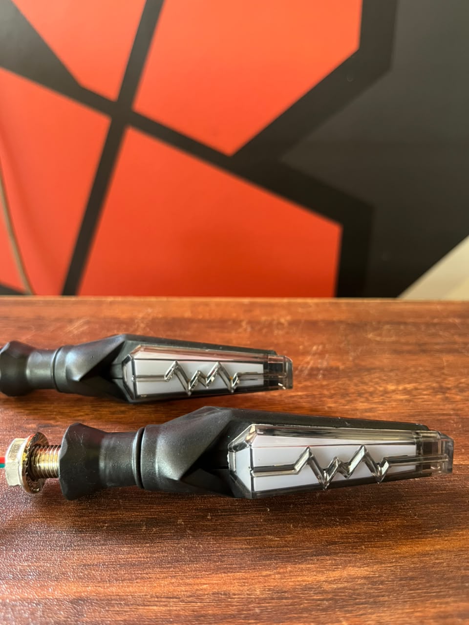 Sequential LED Turn Signals for Motorcycles – Smoked Lens (Pair)