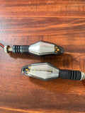 LED Motorcycle Turn Signal Indicators Yellow + Blue Running Light