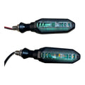Sequential LED Turn Signal Indicators for Motorcycles (Pair)