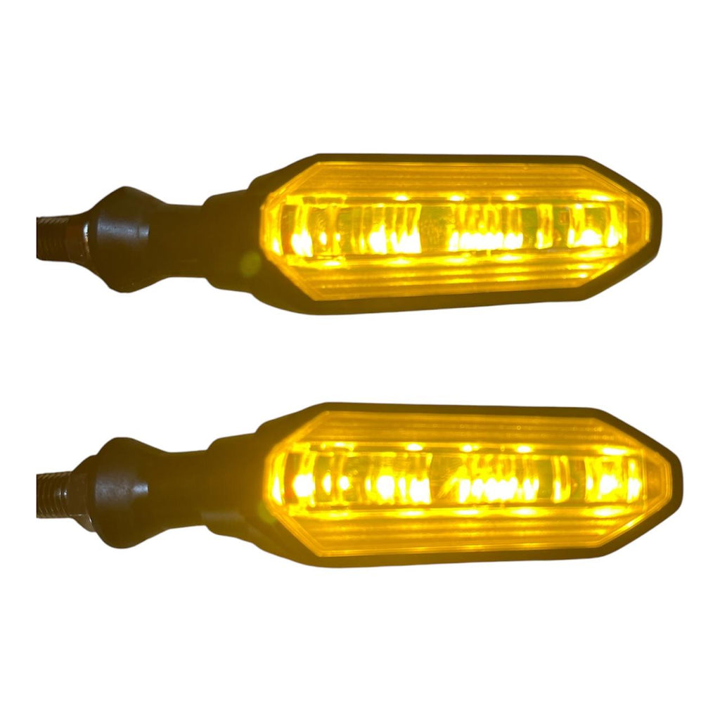Sequential LED Turn Signal Indicators for Motorcycles (Pair)