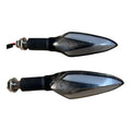 Dual-Color LED Motorcycle Turn Signals – Yellow & Blue Indicator Lights (Pair)
