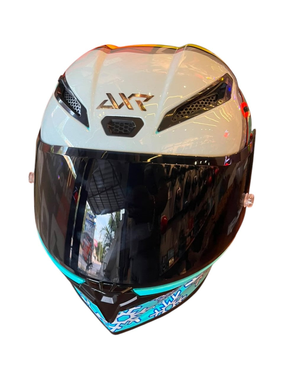 AXR Full-Face Helmet — Free Tinted Visor