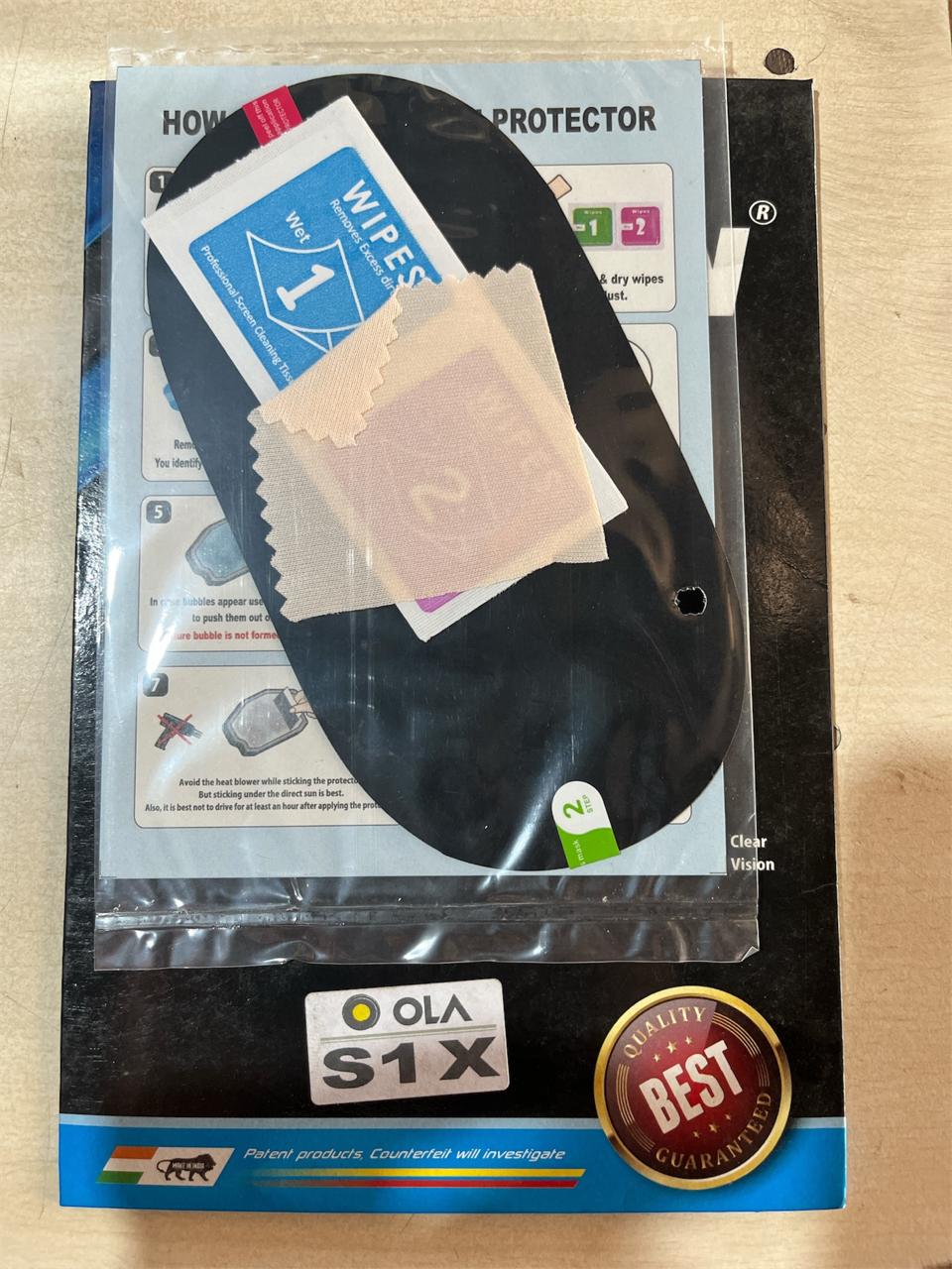 Ola S1X Dashboard Screen Protector