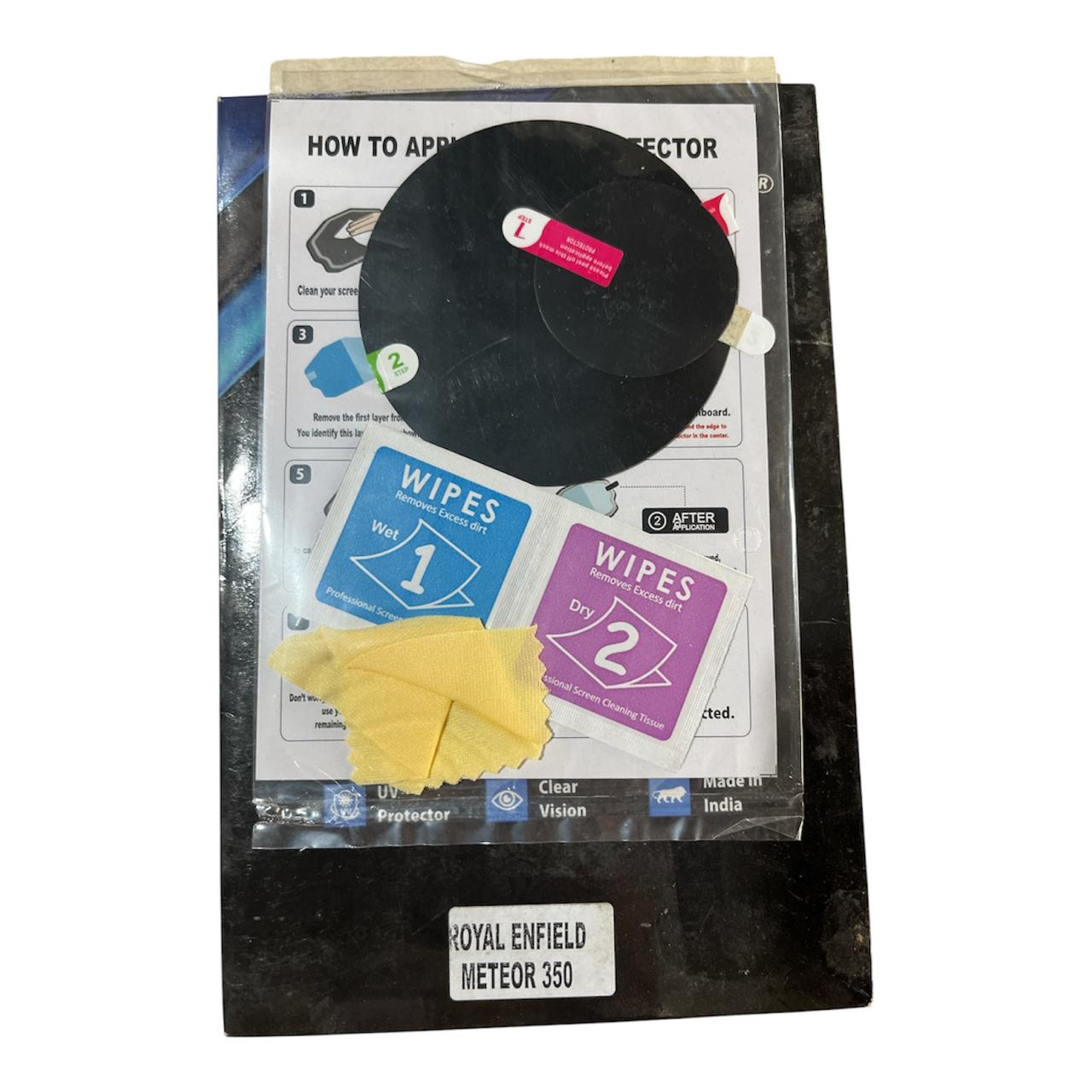 Royal Enfield Meteor 350 Screen Protector – UV Clear Vision Guard