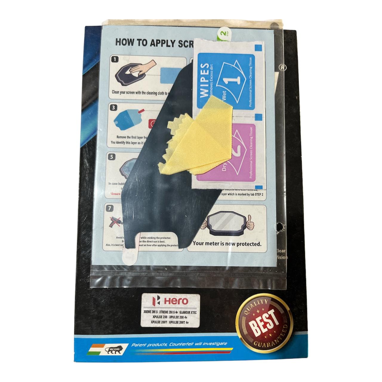 Hero Instrument Cluster Screen Protector – Xreme 200S / Xpulse 200 / Glamour Xtec