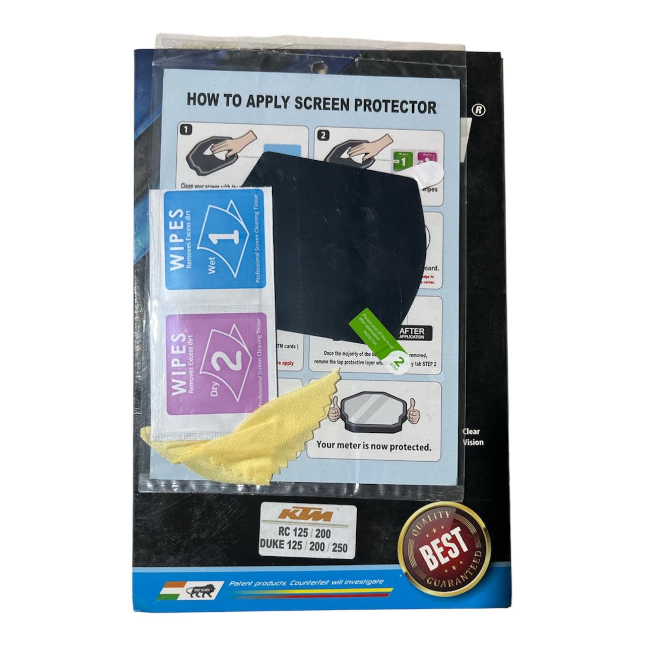 KTM Dashboard Screen Protector – RC 125/200 | Duke 125/200/250