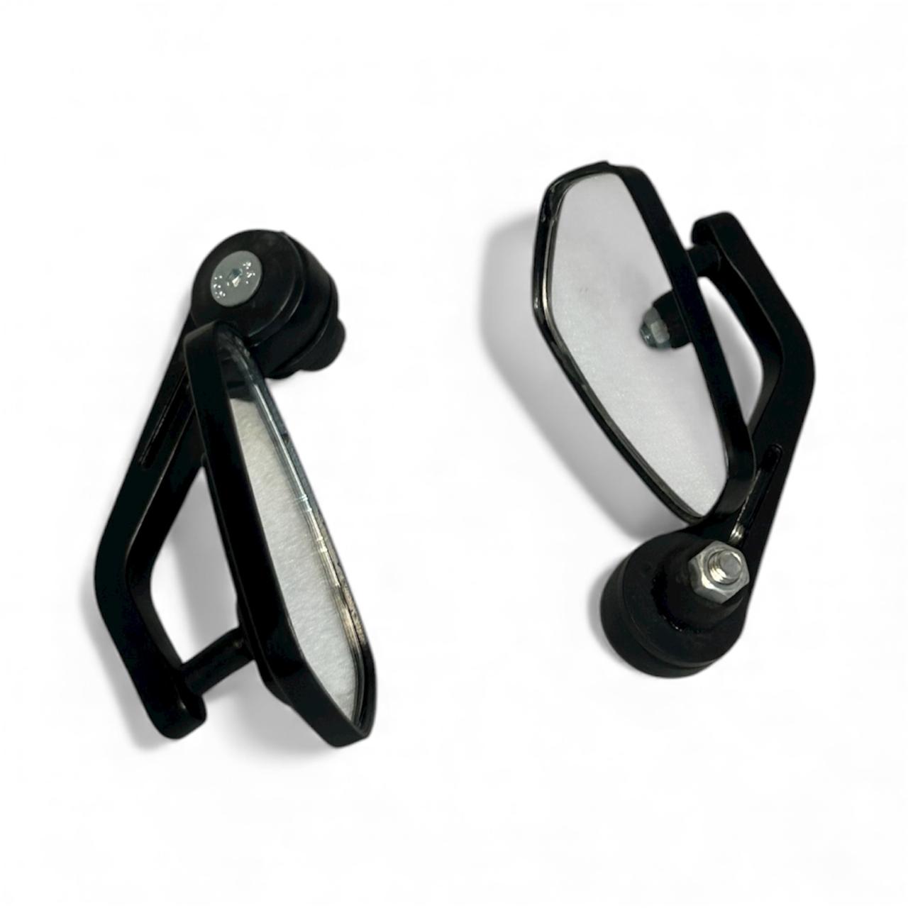 GT Bar End Mirrors – Round & Pentagon Style (Set of 2) | Motorcycle Handlebar Mirrors
