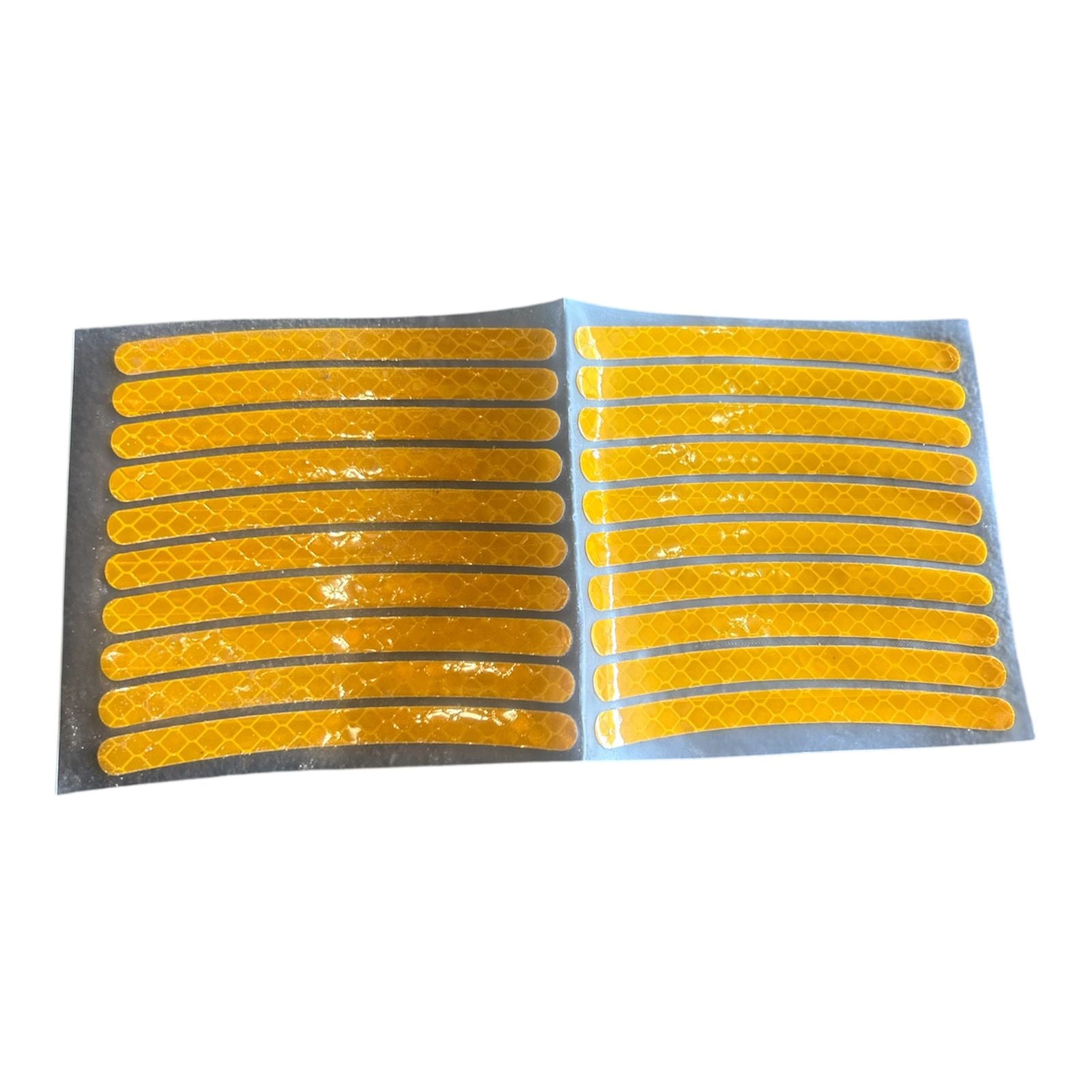 Reflective wheel rim sticker