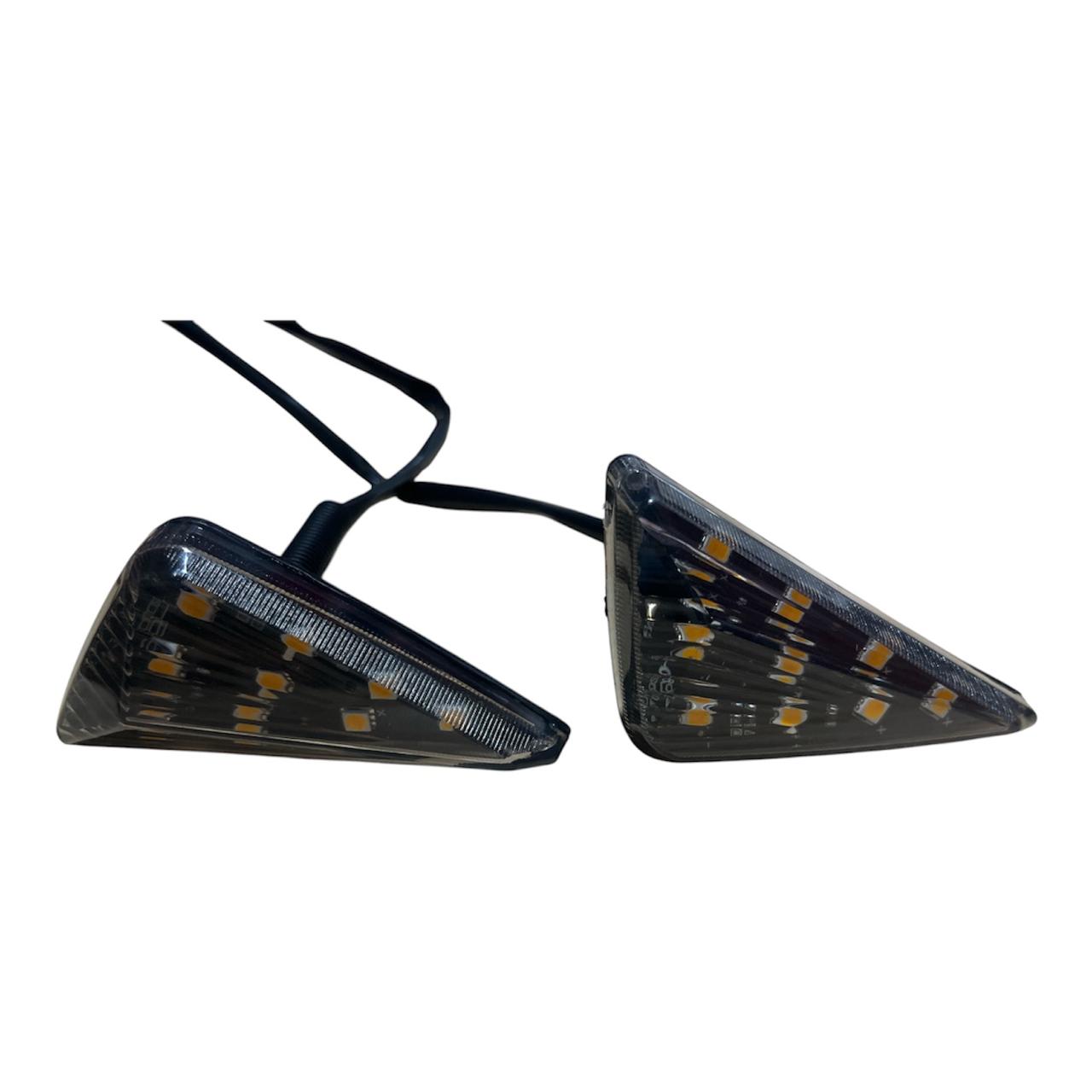Triangle LED Turn Signal Indicators – Smoked Lens (Pair)