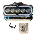 55W LED Fog Light Bar with 5 lenses and DRL strip