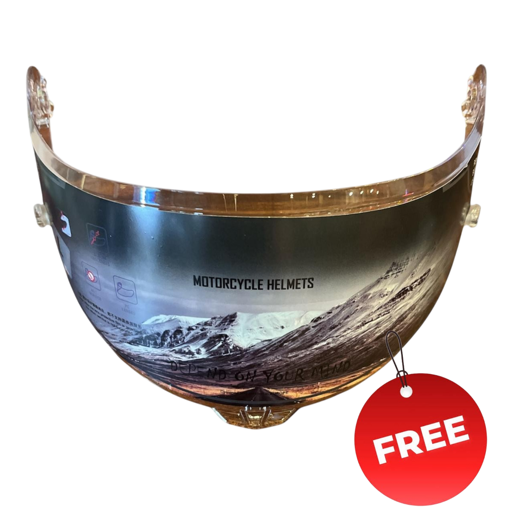 AXR Full-Face Helmet — Free Tinted Visor