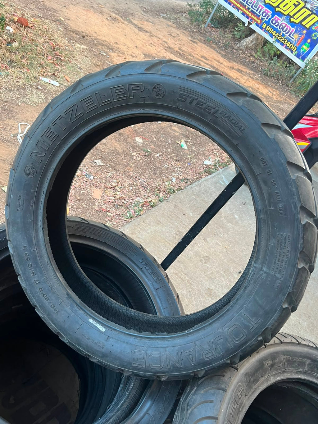 Metzeler Tourance 140/80R17 Rear Motorcycle Tyre