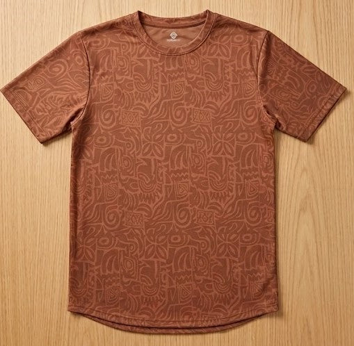 Flower Round Neck T-Shirt For Men