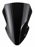 Motorcycle Double Bubble Windscreen – Gloss Black for pulsar 150
