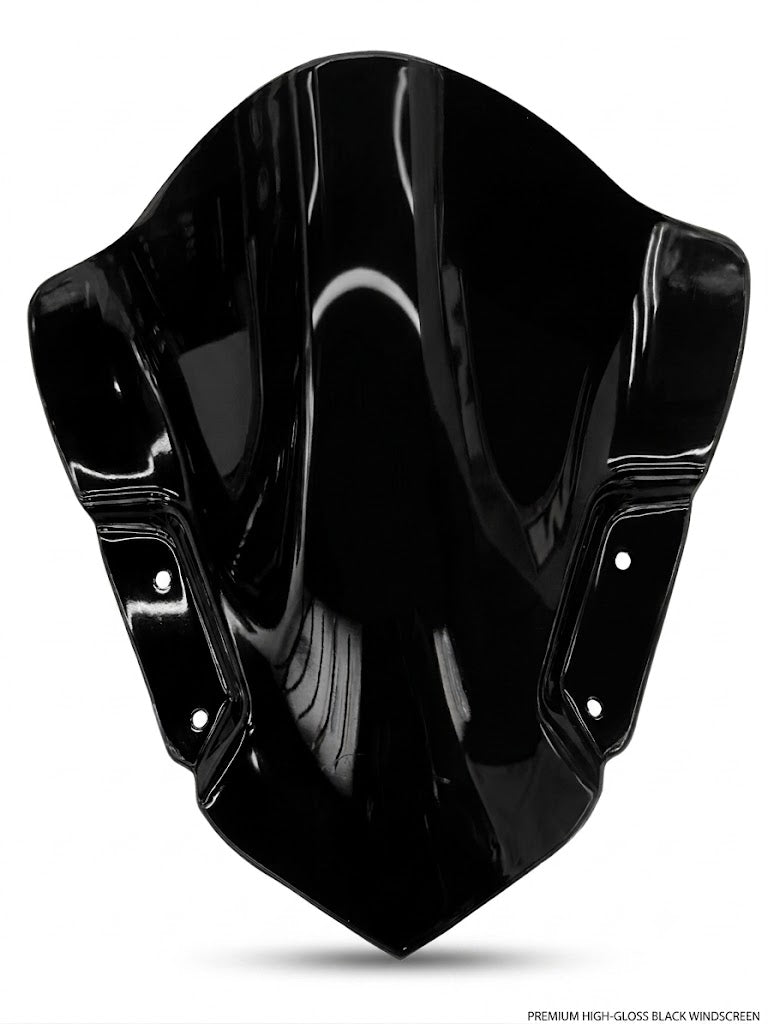 MT 15 Premium High-Gloss Black Windscreen Visor